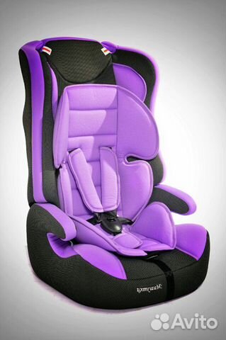 Фиолетовое детское автомобильное кресло 9-36кг Фиолетовое детское автомобильное кресло 9-36кг
