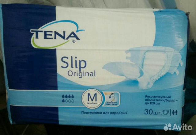 Памперсы для взрослых Slip Orginal Tena Памперсы для взрослых Slip Orginal Tena