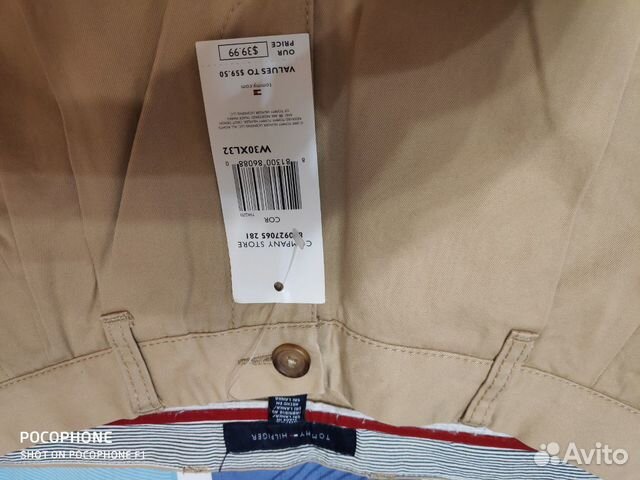 Брюки мужские tommy hilfiger новые