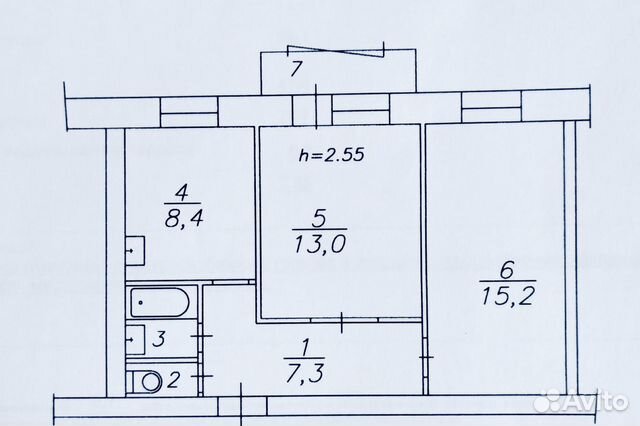 2-к квартира, 48 м², 8/9 эт.