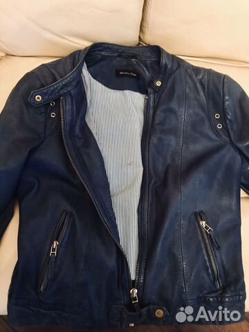 Куртка кожаная куртка Massimo Dutti