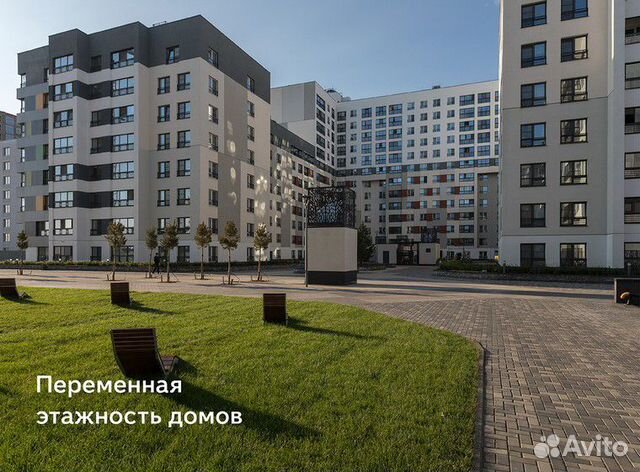 1-к квартира, 46 м², 4/10 эт.