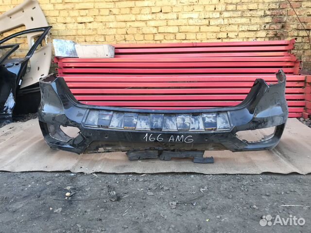 Бампер задний Mercedes ML 63 AMG W166 a1668855425