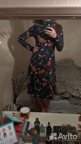 Платье boohoo в цветок