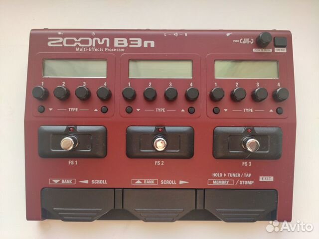 Zoom B3n Процессор эффектов для бас-гитары Zoom B3n Процессор эффектов для бас-гитары