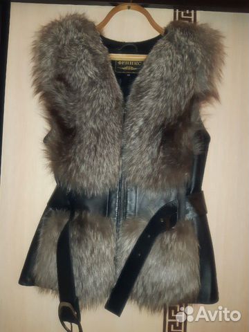 Жилет из чернобурки