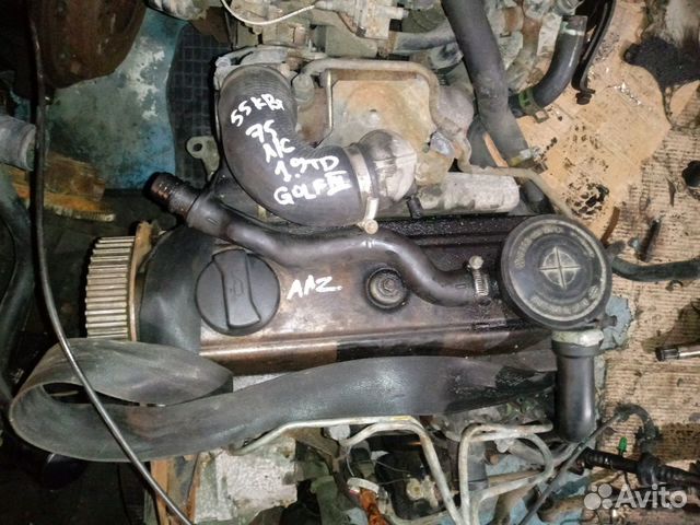 Двигатель vw 1.9 td AAZ golf passat с документами