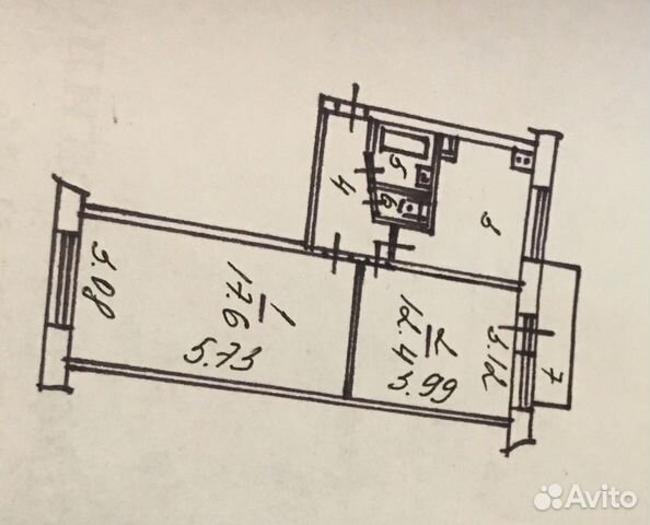 2-к квартира, 45.2 м², 4/5 эт.
