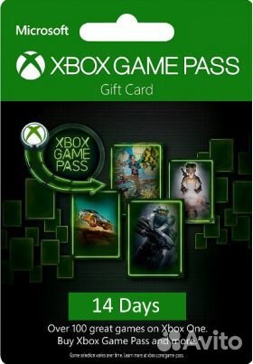 Xbox one подписка на 14 дней продление