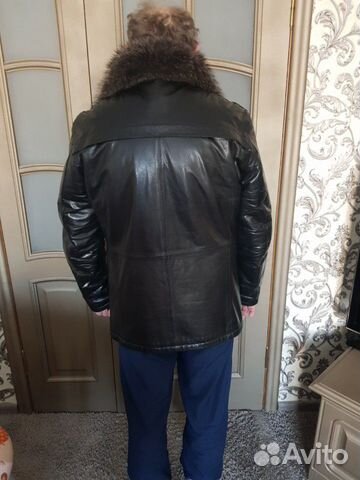 Кожаная дублёнка