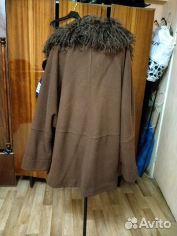 Пальто кашемир с ламой