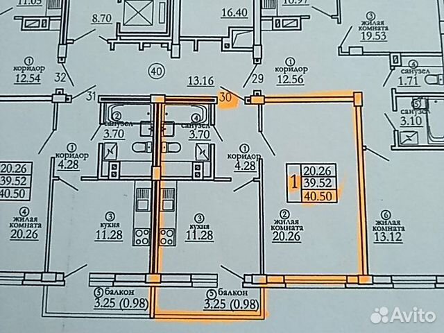 1-к квартира, 40 м², 8/17 эт. 1-к квартира, 40 м², 8/17 эт.
