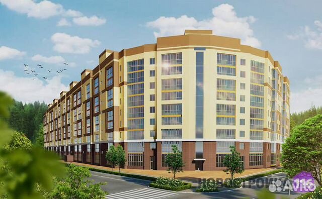2-к квартира, 63.4 м², 3/9 эт. 2-к квартира, 63.4 м², 3/9 эт.
