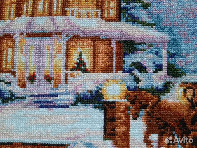 Картина вышитая крестиком Картина вышитая крестиком