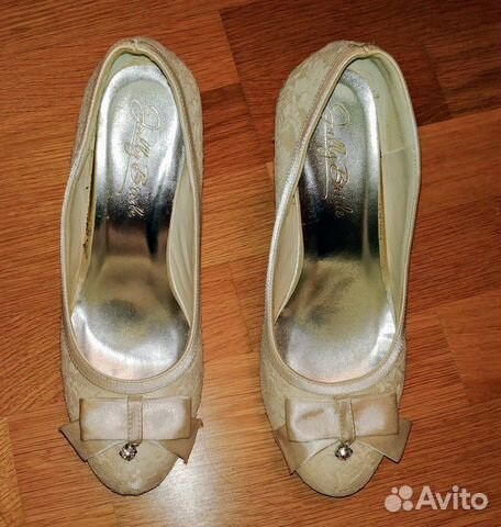 Туфли свадебные 37 ivory