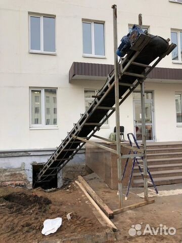 Вывоз грунта конвейером
