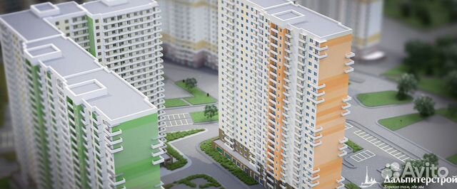 Студия, 26.4 м², 16/25 эт.