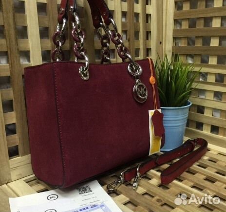 Сумка Michael Kors Cynthia Mini Замшевая Майкл