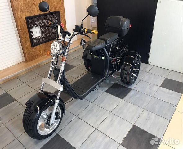 Электроскутер Трицикл Citycoco 2000 w