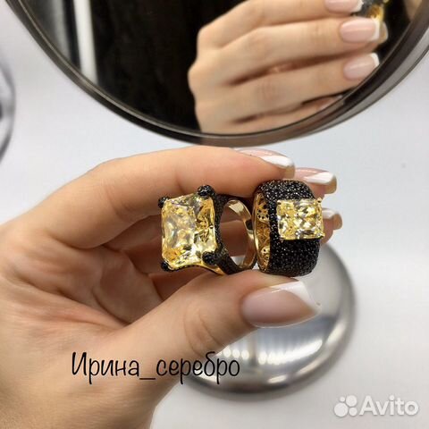 Кольцо серебро