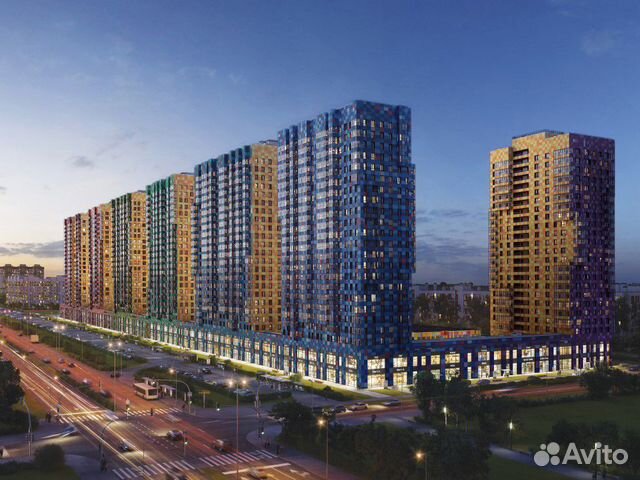2-к квартира, 56.4 м², 22/25 эт.