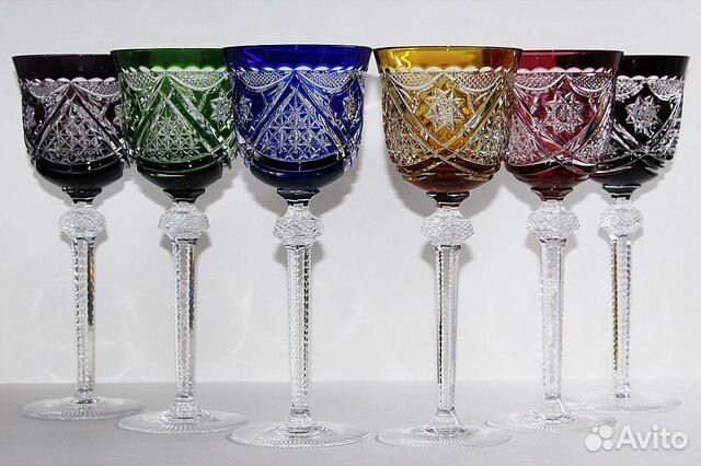 Barthmann Spode фужеры бокалы 23см 30PbO антик