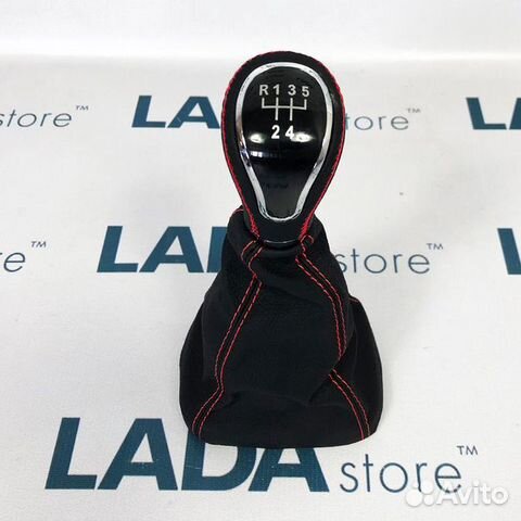 Ручка и чехол кпп (кожа) в стиле Веста LADA