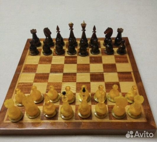 Шахматы янтарные, СССР Шахматы янтарные, СССР