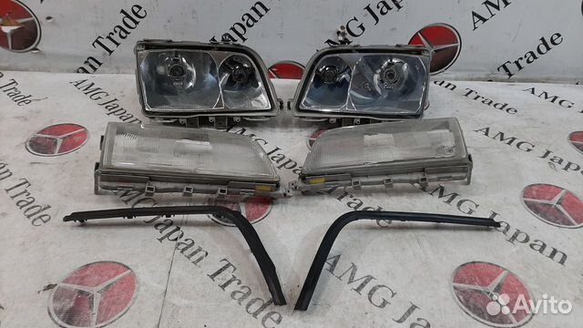 Фары до рестайл на Mercedes-Benz W202 C