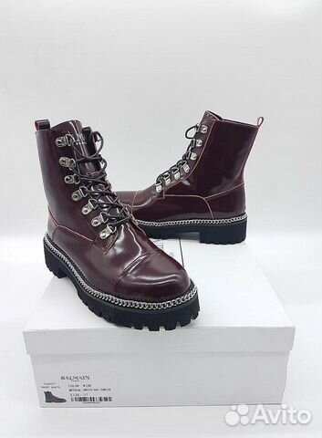 Ботинки кожаные Balmain Ботинки кожаные Balmain