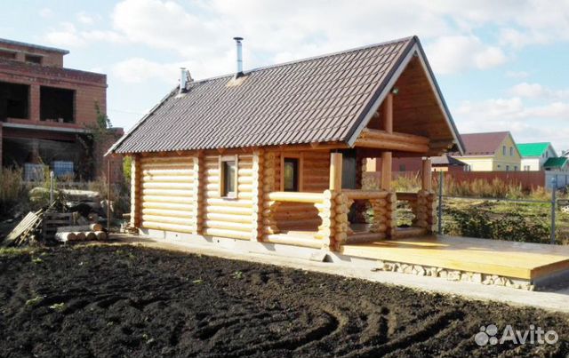 Сруб бани из оцб. Своё производство оцб в пос.Пыра Сруб бани из оцб. Своё производство оцб в пос.Пыра