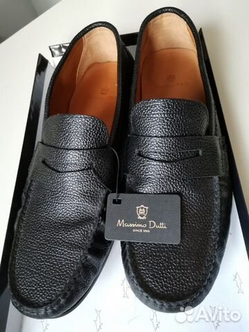 Новый мокасин оригинал Massimo dutti