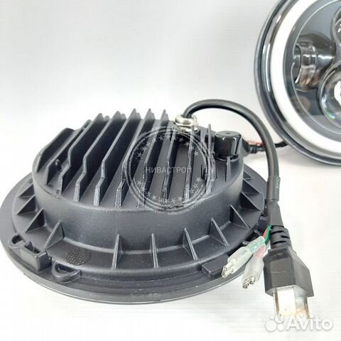 Диодные LED фары с дхо и поворотом ном. 2