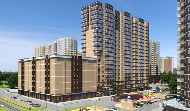 1-к квартира, 41.7 м², 5/20 эт. 1-к квартира, 41.7 м², 5/20 эт.