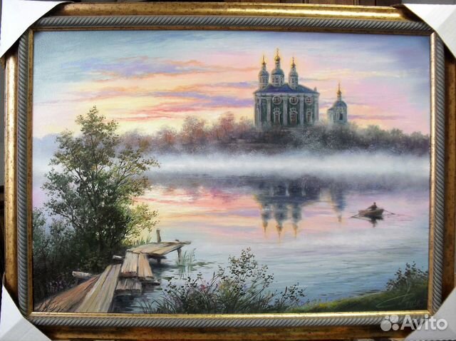 Картина маслом.Собор