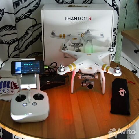 Квадрокоптер DJI Phantom 3 professional 4K Квадрокоптер DJI Phantom 3 professional 4K