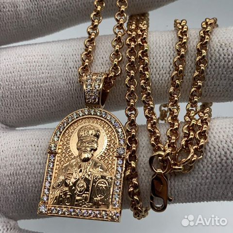 Золотая цепь с подвеской Золотая цепь с подвеской