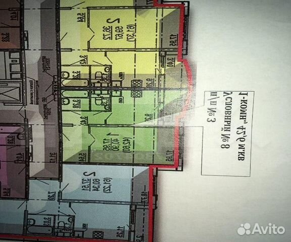 1-к квартира, 43 м², 3/17 эт. 1-к квартира, 43 м², 3/17 эт.
