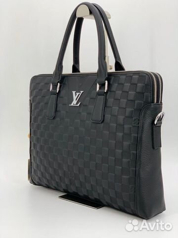 Новая мужская сумка портфель из кожи Louis Vuitton Новая мужская сумка портфель из кожи Louis Vuitton