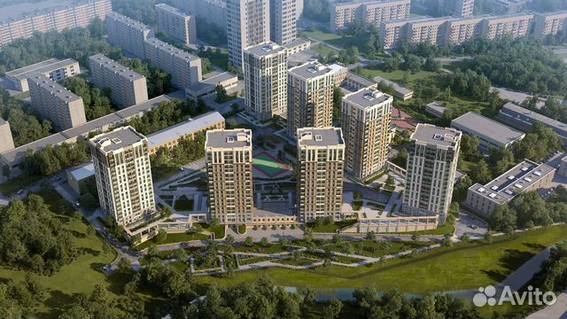 3-к квартира, 87.3 м², 2/17 эт.