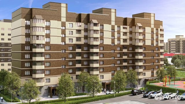 2-к квартира, 61.7 м², 9/9 эт.