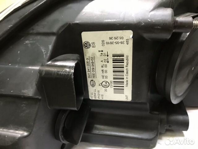 Фара правая Volkswagen Golf plus