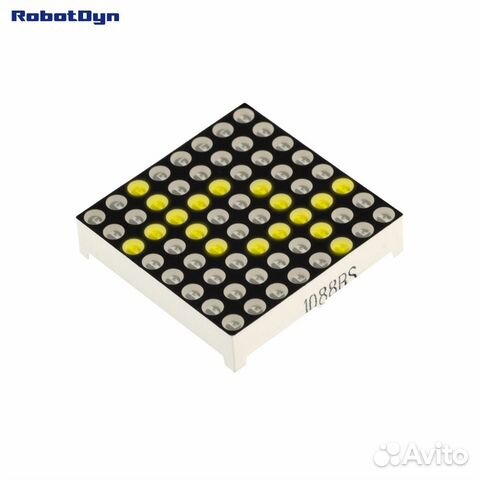 Светодиодная матрица 8х8 красная MAX7219 Arduino