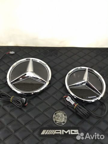 3D эмблема Мерседес LED