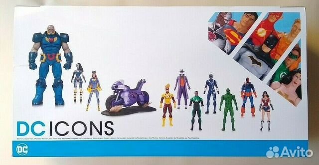 dc icons justice league 7 pack