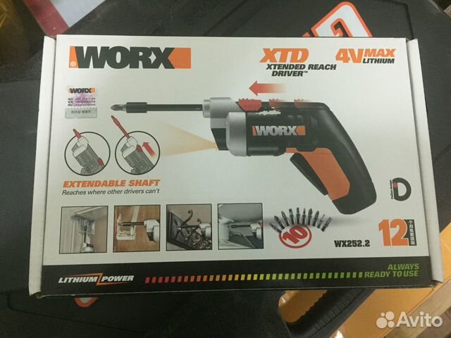 Отвертка аккумуляторная worx Отвертка аккумуляторная worx