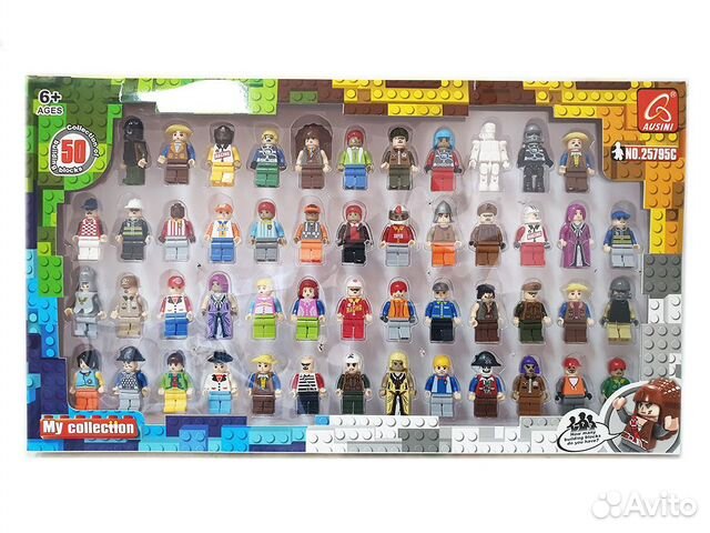 Набор 50 минифигурок аналог лего ausini MY collect