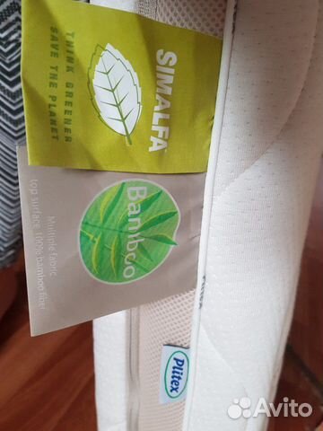 Детский двусторонний Матрас Bamboo 60х120 (600х120