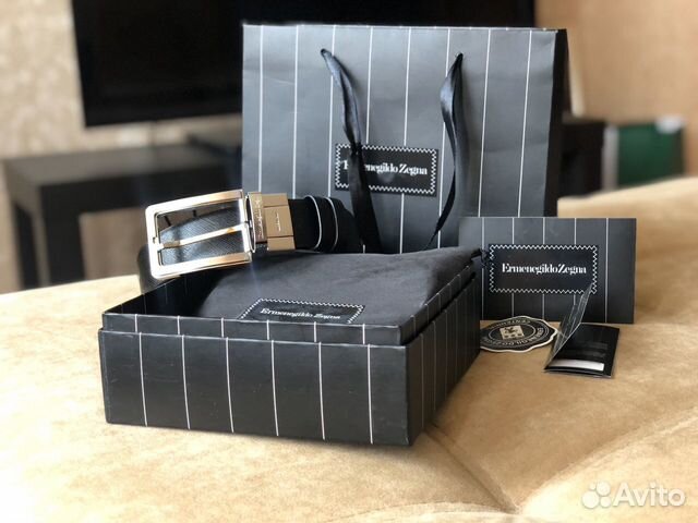 Ремень из телячьей кожи Ermenegildo Zegna Ремень из телячьей кожи Ermenegildo Zegna