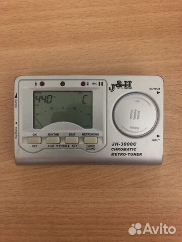 Тюнер хроматический J and H JH3000C